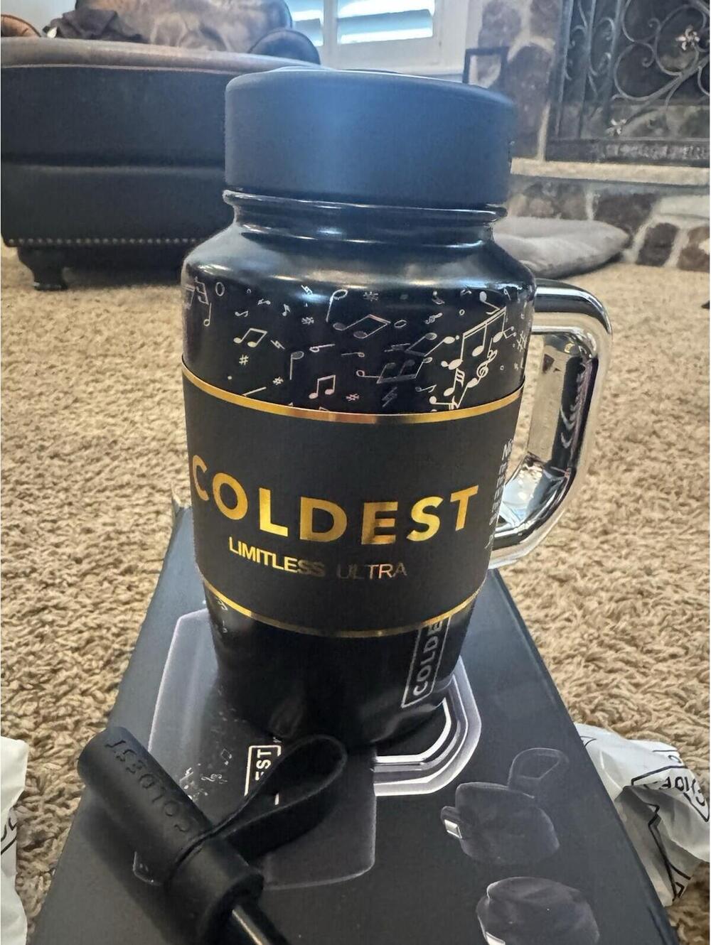*RARE* BNIB Coldest Limitless Bottle “Love Music” 15oz